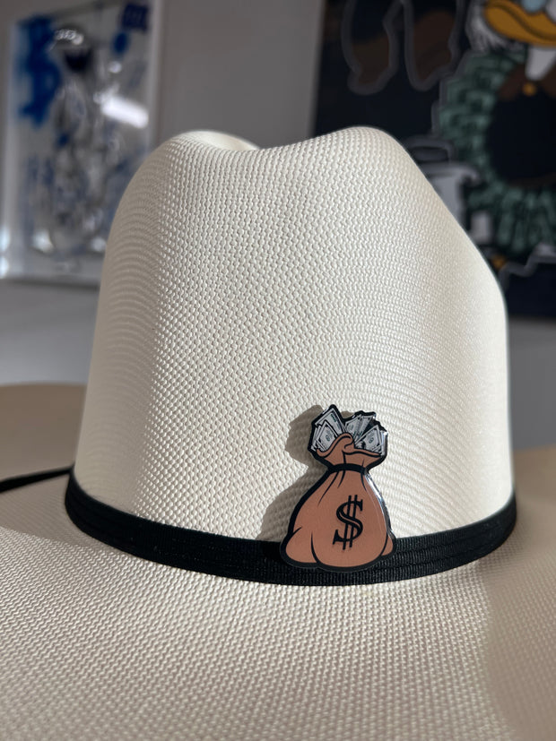 Money Bag (Brown) - Hat Pin