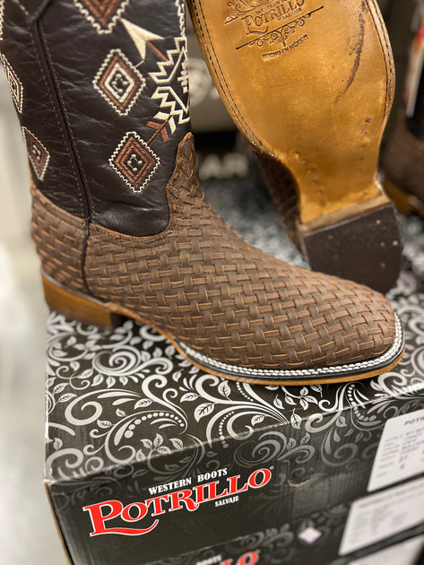 JP Western Dress Boots / Brown Petatillo main image 1