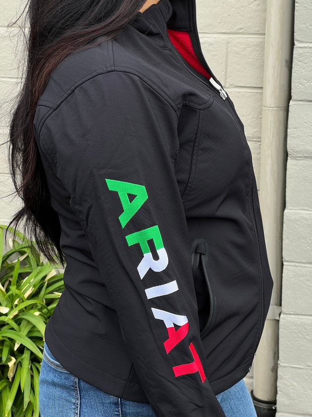 Ariat Women Mexico Black Soft-shell Jacket (NEW)