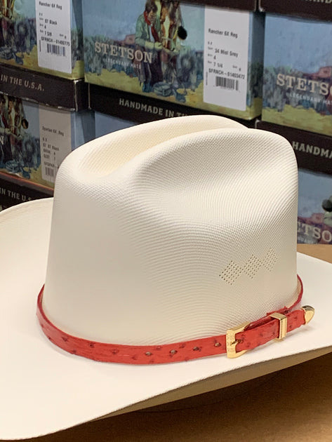 Tombstone 1000x Johnson (Copa Alta) with Genuine Red Ostrich