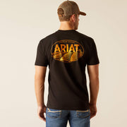 Ariat Men T-Shirt Farm Fields -BLK