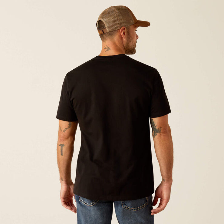 Ariat Men T-Shirt Hexstatic - BLK