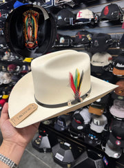 Sombrero 1,000x Milano Copa Mediana  Falda 3.5" Marca Morcon (VIRGEN GUADALUPE)