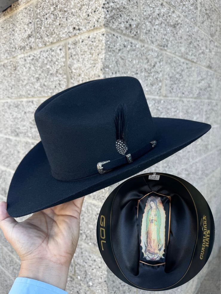 Tejana El Chavalon 100x Copa Chica Falda 3.5" (Guadalajara Hats)