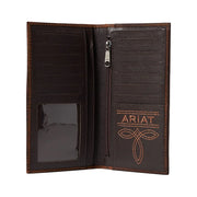 Ariat Brown Leather Rodeo Wallet