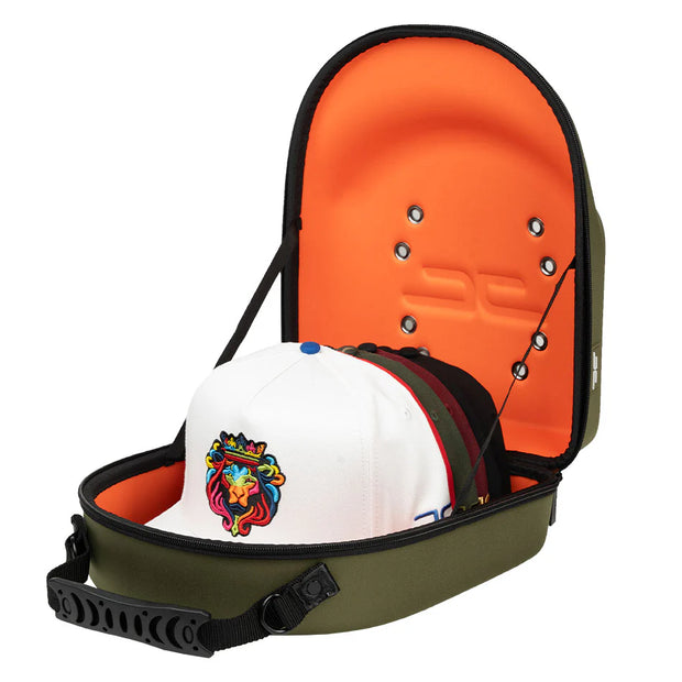 6 PACK CAP CARRIER / ESTUCHE PARA CACHUCHA - GREEN/ORANGE