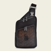 DARK BROWN SHOULDER BAG/ Cuadra Santana Res