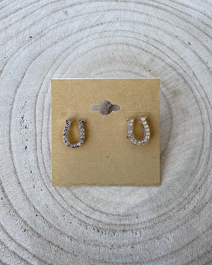 Gold  Horseshoe studs