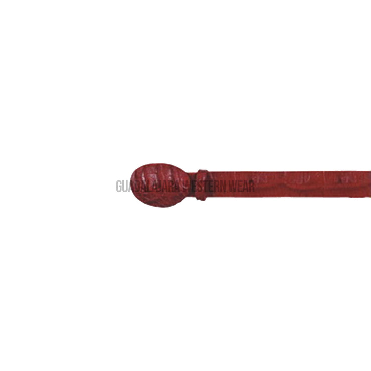 Cinto Vaquero Piel de Caiman - RED (C11U0212)