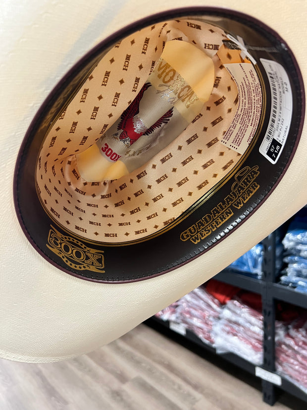 Sombrero Fino 300x Chaparral COPA CHICA Falda 3.5" Marca Morcon