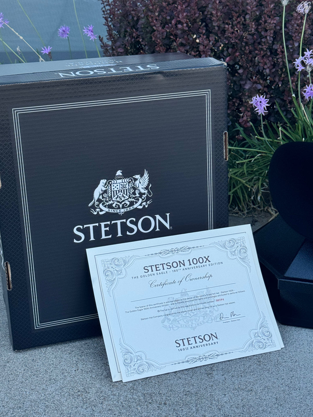 Stetson El Presidente 100X The Golden Eagle Cowboy Felt Hat (Copa