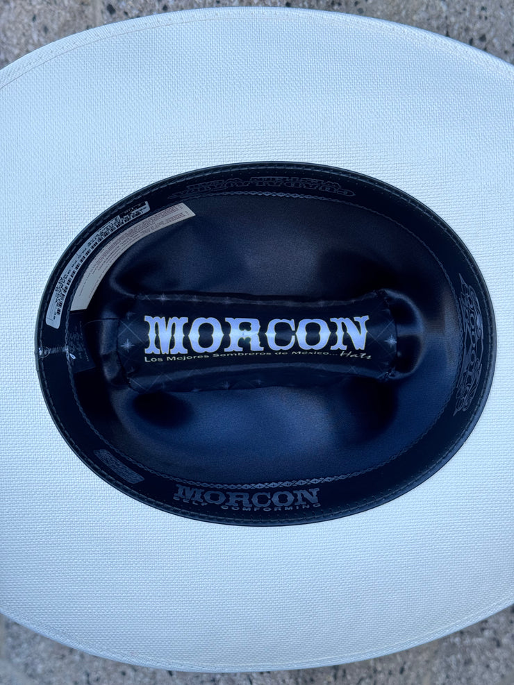 Sombrero 1,000x Copa Chica Falda 3" Marca Morcon (Pluma Stetson Classica)