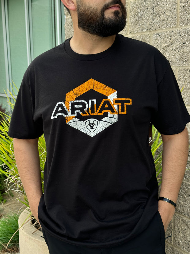 Ariat Men T-Shirt Hexstatic - BLK