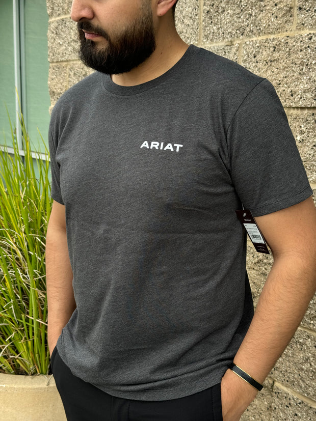 Ariat Men T-Shirt Roundabout - Charcoal