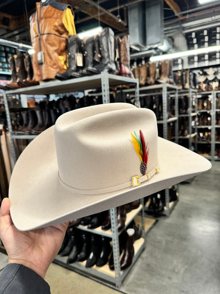 Stetson 6x Guadalupana Silverbelly (Copa 4 3/4"  Falda 4")