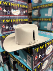 Twinstone 6x Rancher CRYSTAL Felt Hat Horma SINALOA (Copa Mediana Falda/Brim 3.5")