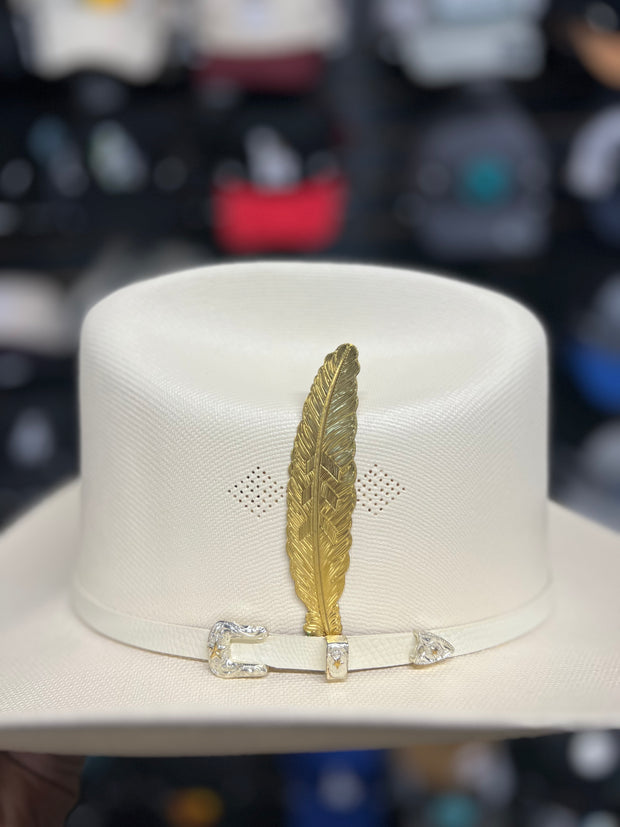 Pluma de Acero Inoxidable/Stainless Steel Hat Feather (Economica) #3