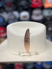 Pluma de Acero Inoxidable/Stainless Steel Hat Feather (Economica) #4