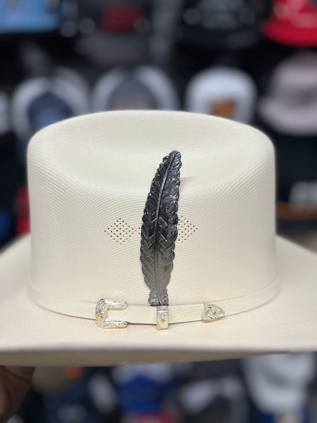 Pluma de Acero Inoxidable/Stainless Steel Hat Feather (Economica) #5