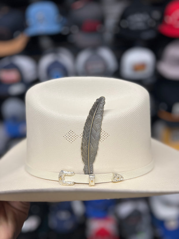 Pluma de Acero Inoxidable/Stainless Steel Hat Feather (Economica) #6