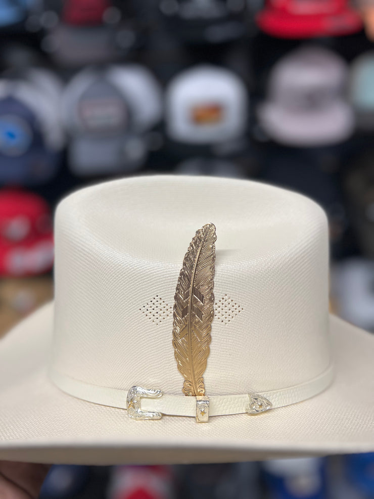 Pluma de Acero Inoxidable/Stainless Steel Hat Feather (Economica) #7