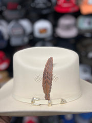 Pluma de Acero Inoxidable/Stainless Steel Hat Feather (Economica) #9