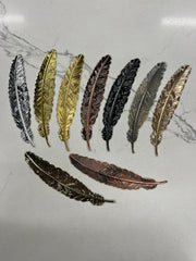 Pluma de Acero Inoxidable/Stainless Steel Hat Feather (Economica) #9