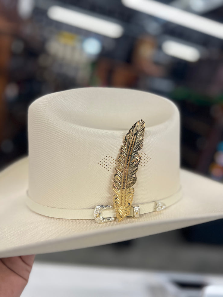 Pluma de Acero Inoxidable/Stainless Steel Hat Feather (ALPACA) #3