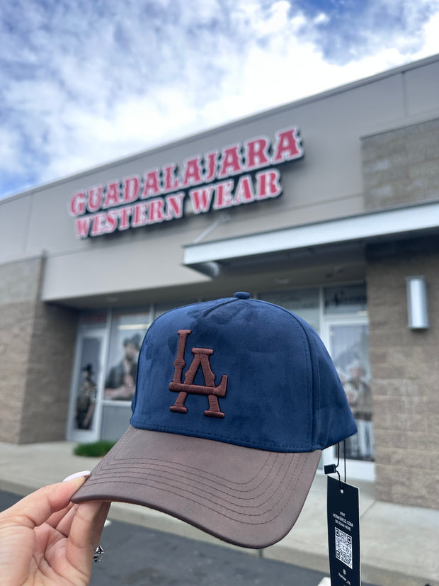 Honker Hats - LA Blue/Brown Suede