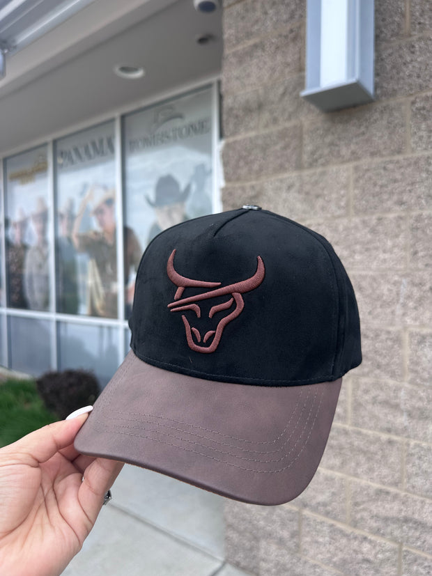 Honker Hats - Black/Brown Suede