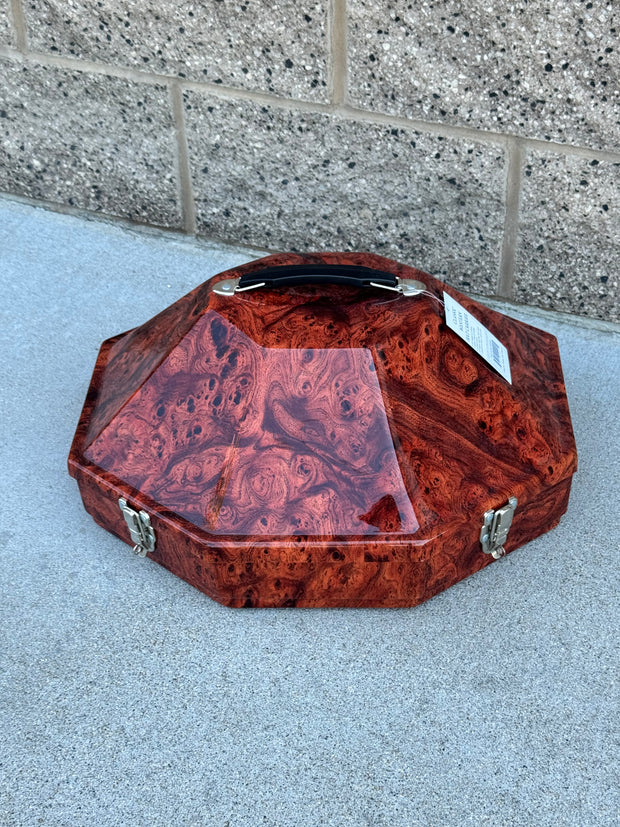 Estuche Exclusivo para Viajar - Burl Walnut Brown