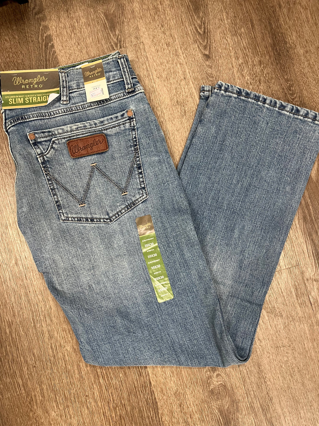 Wrangler Retro Slim Straight Fit (1088MWZJK) (Light Wash