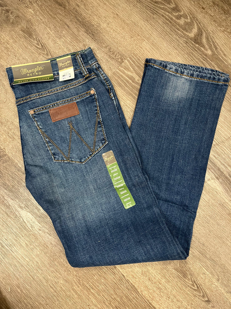 Wrangler Retro Slim Straight Fit - (10WLT88CW) (Cottonwood)