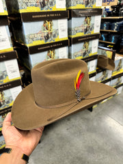 Stetson 6x Spartan Acorn Cowboy Felt Hat Sinaloa (Copa Chica Falda/Brim 3.5")