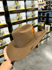 Stetson 6x Spartan Acorn Cowboy Felt Hat Sinaloa (Copa Chica Falda/Brim 3.5")