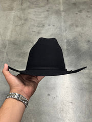 Stetson 6x Rancher Black Cowboy Felt Hat Sinaloa (Copa Alta Falda/Brim 3.5") (Diamante Negro)