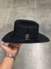 Stetson 6x Rancher Black Cowboy Felt Hat Sinaloa (Copa Alta Falda/Brim 3.5") (Diamante Negro)