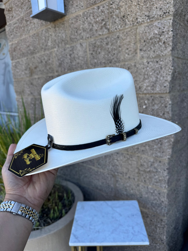 Sombrero 5,000x Vieja Escuela Marca Guadalajara Hats (FALDA 3")
