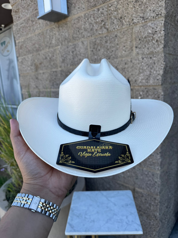 Sombrero 5,000x Vieja Escuela Marca Guadalajara Hats (FALDA 3.5")