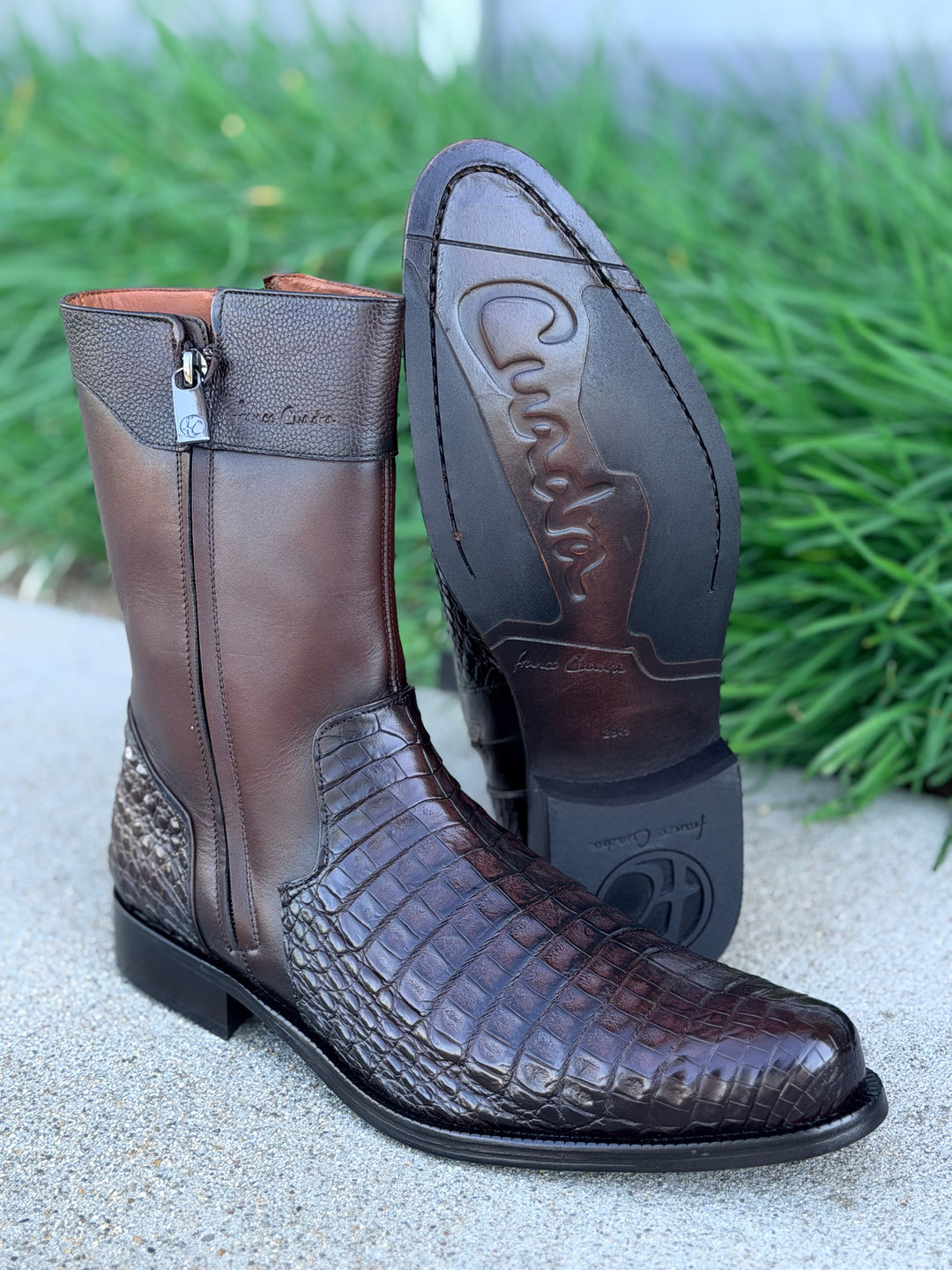 Cuadra Maple Sillero Dubai Toe Leather Ankle Boot - 1J1XRS (CU674