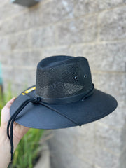 Explorer - Tombstone Straw Hat (Black/Negro)