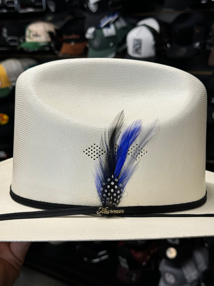 Sombrero 1,000x Copa Alta Falda 3" Marca Morcon (Diamante Azul)