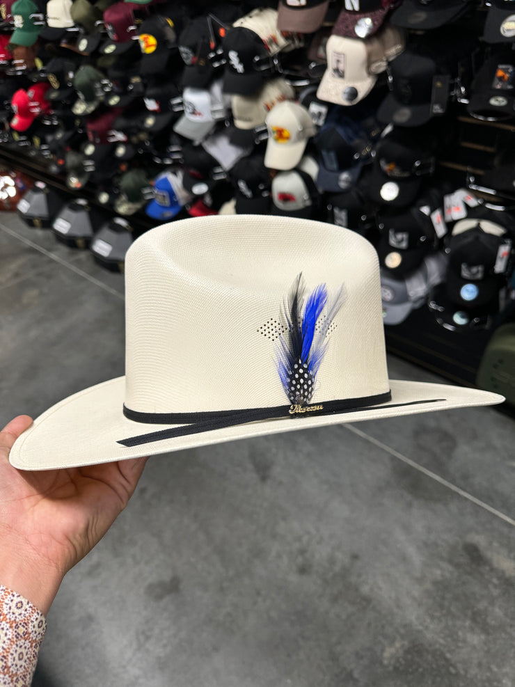 Sombrero 1,000x Copa Alta Falda 3" Marca Morcon (Diamante Azul)