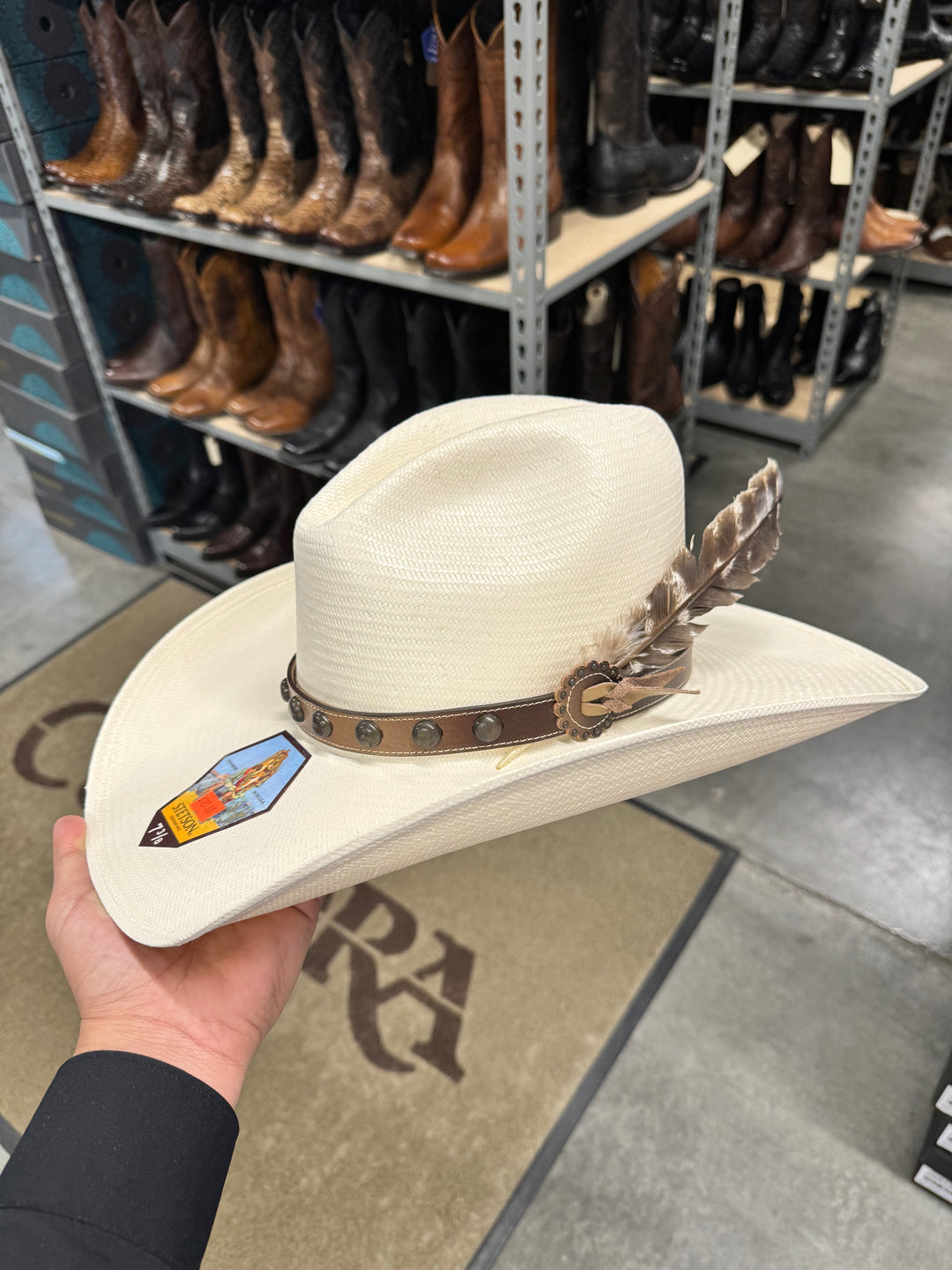 Stetson Broken Bow 10X Straw Cowboy Hat Guadalajara Western Wear