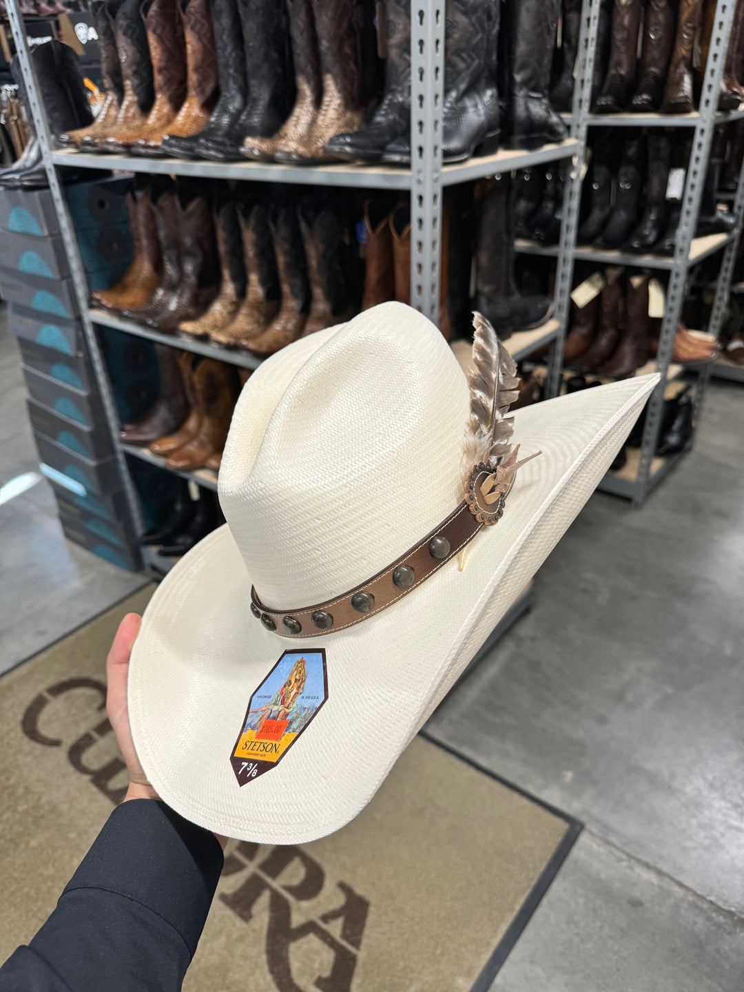 Stetson Broken Bow 10X Straw Cowboy Hat Guadalajara Western Wear