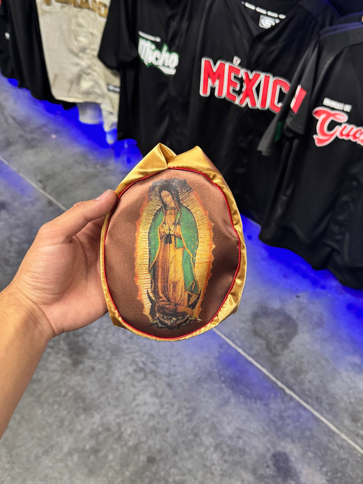 Forro Para Sombrero VIRGEN GUADALUPE (ORO/ORO)