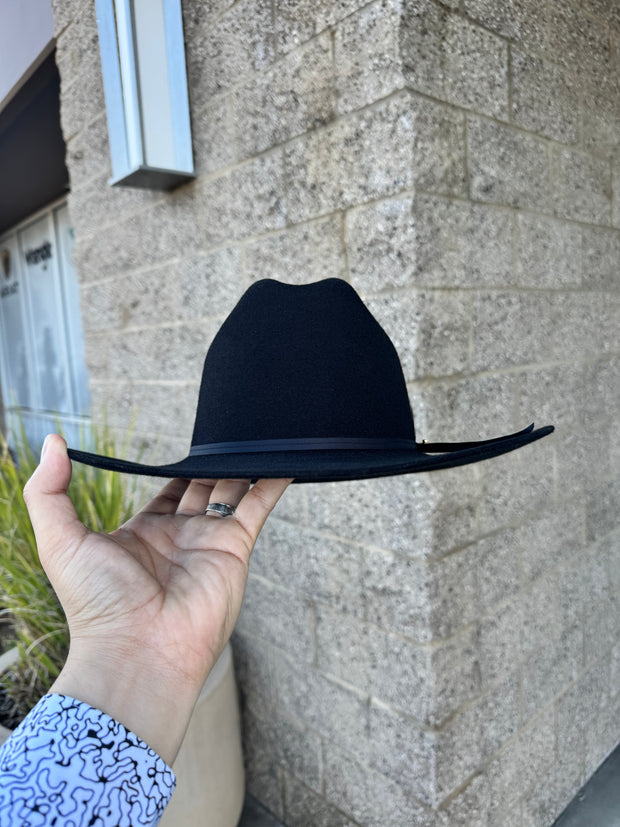 Twinstone 4x BLK Felt Hat Horma Sinaloa (Copa Chica Falda/Brim 3.5") (Diamante)