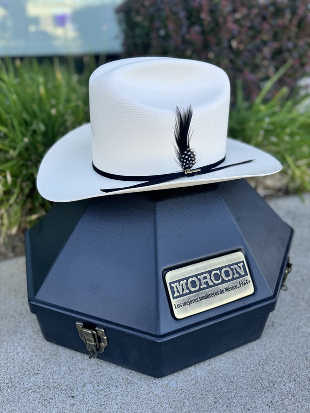 COMBO Sombrero El Patron 500x Copa Alta Falda 3" Marca Morcon (Estilo Vieja Escuela)
