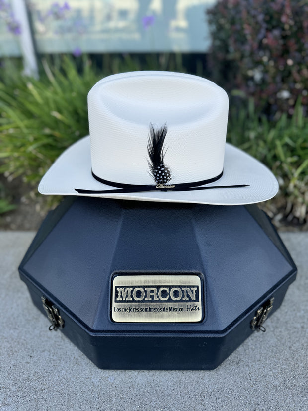 COMBO Sombrero El Patron 500x Copa Alta Falda 3" Marca Morcon (Estilo Vieja Escuela)