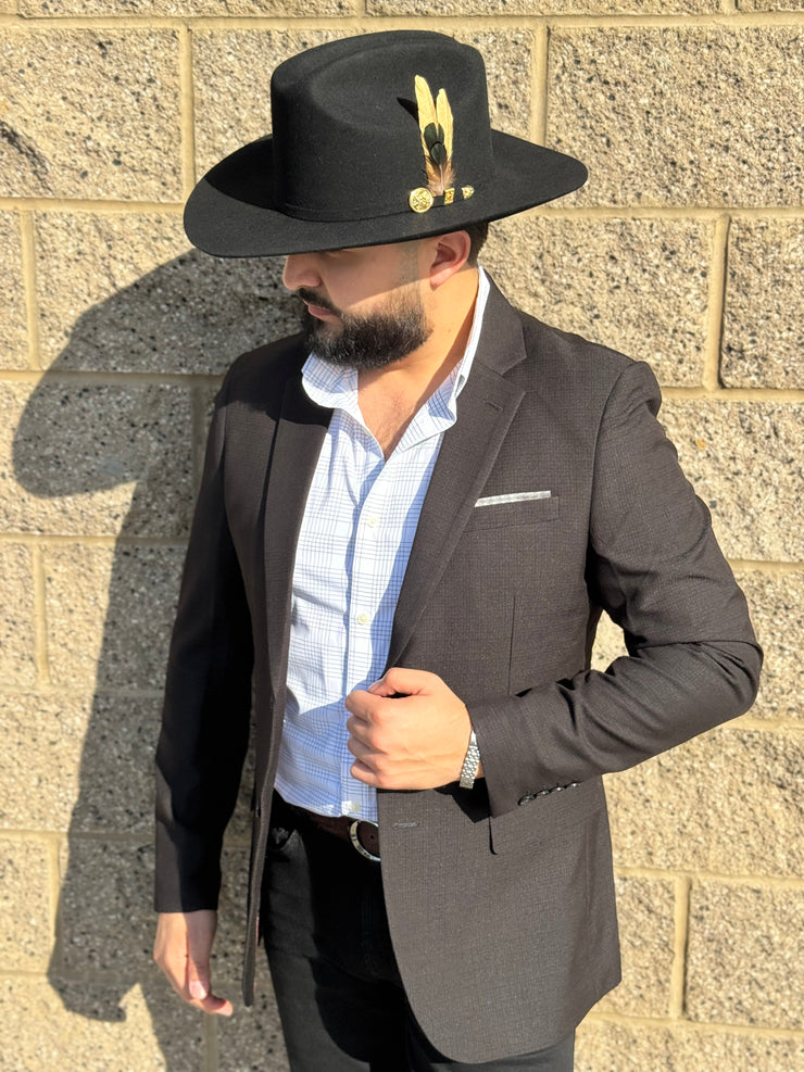 SACO VAQUERO FITTED FIT COLOR NEGRO - BLZ10530